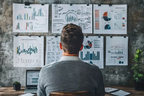 © ImageKing - stock.adobe.com Foto: Mann prüft Finanzdaten