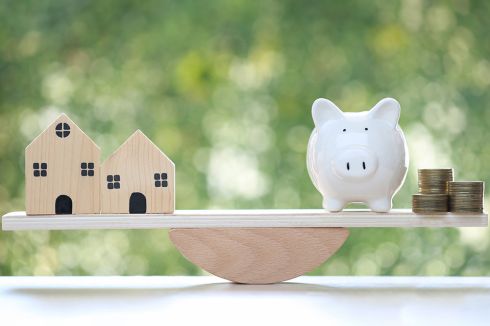 Foto: Haus und Sparschwein